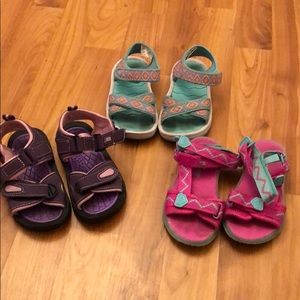 Size 9 toddler sandal lot